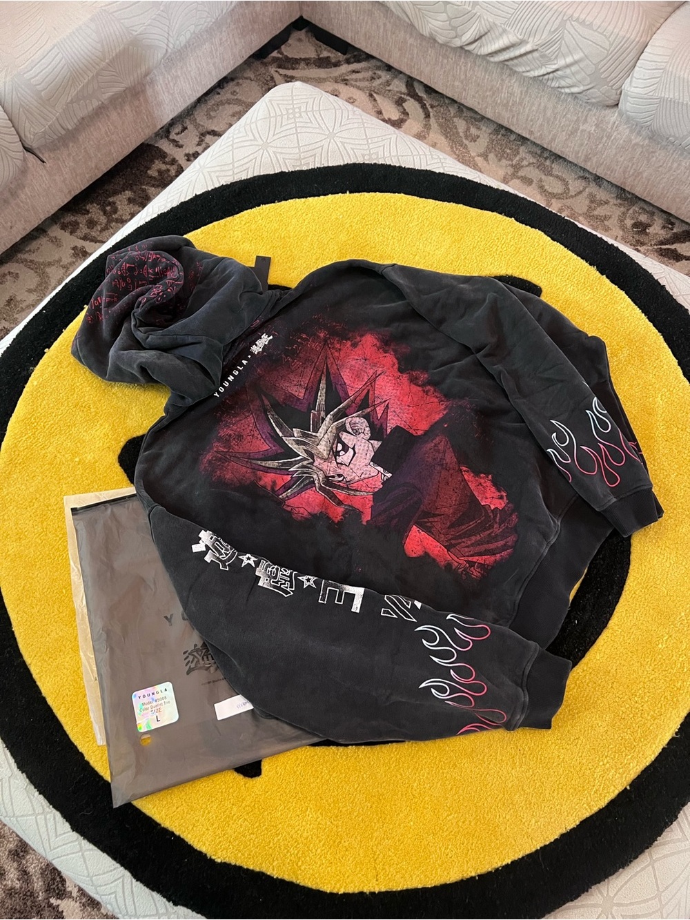 YoungLA 5008 - YU-GI-OH!® HOODIES- ‘Duelit Trio’- Large